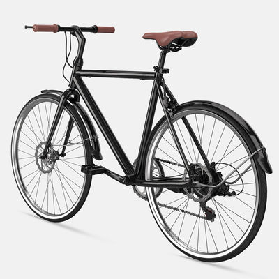 Bicicleta elétrica 27in do estilo retro de pouco peso com 9Speed Derailleur
