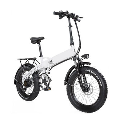 350W que dobra bicicletas elétricas para adultos, bicicleta gorda dobrável 28MPH do pneu 20&quot; 4,0