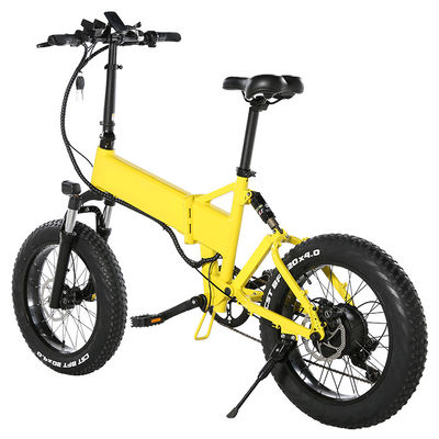 bicicleta de dobramento elétrica do pneu 7speed gordo OEM de 20 polegadas disponível