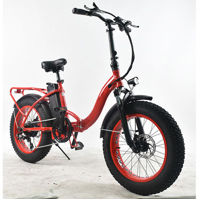 A bicicleta de dobramento elétrica do pneu 30KG gordo com a bateria de lítio 8A Shimano alinhou