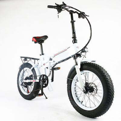 bicicleta elétrica da dobradura gorda da roda 6Speed, montanha Ebike da dobradura da carga 120KG
