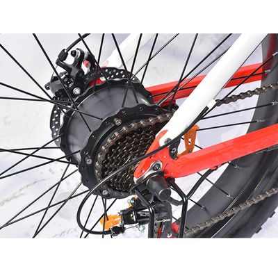 Mountain bike gordo elétrico do pneumático da corrente do KMC, bicicleta elétrica de Shimano