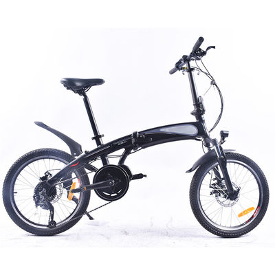 Bicicleta de dobramento elétrica ultra leve 0.25KW de 20 polegadas com o motor de movimentação meados de Bafang