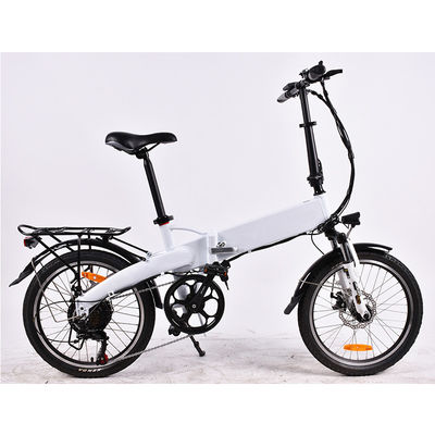 Bicicleta elétrica de dobramento de pouco peso do plutônio, bicicleta de dobramento elétrica de 20 polegadas 500 watts