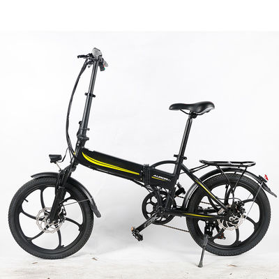 Bicicleta elétrica dobrável da luz 20MPH, 10.4Ah bicicleta de dobramento elétrica de 20 polegadas