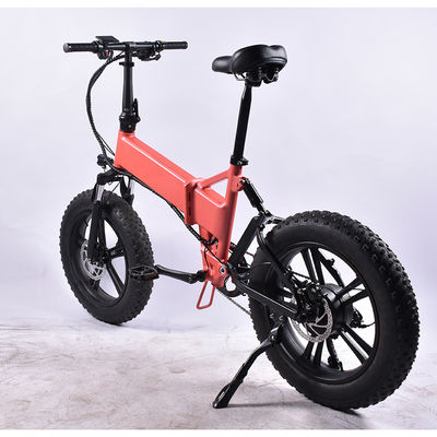 Dobradura elétrica da bicicleta do pneu gordo do apoio 330LBS com a bateria de lítio 10Ah