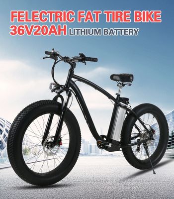 Bicicleta elétrica bicicleta elétrica do pneu gordo de Ebike da praia da montanha de 26 polegadas para adultos