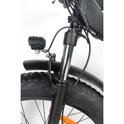 Mountain bike elétrico do pneu gordo do ODM, bicicleta de dobramento elétrica da montanha de Shimano