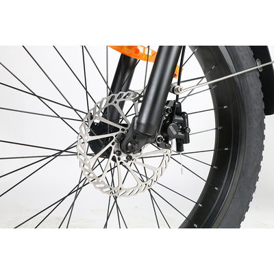 Mountain bike elétrico do pneu gordo do ODM, bicicleta de dobramento elétrica da montanha de Shimano