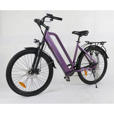 bicicleta elétrica das senhoras 21Speed de pouco peso com pneus de 27.5x1.95in