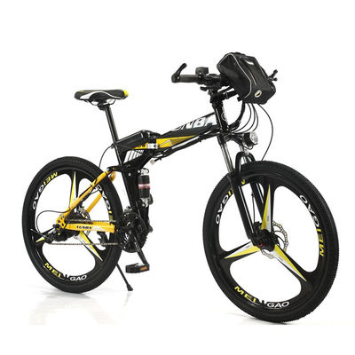 27,5 Mountain bike elétrico dobrável de 29 polegadas para raios completos E-Mtb da suspensão 6 dos adultos