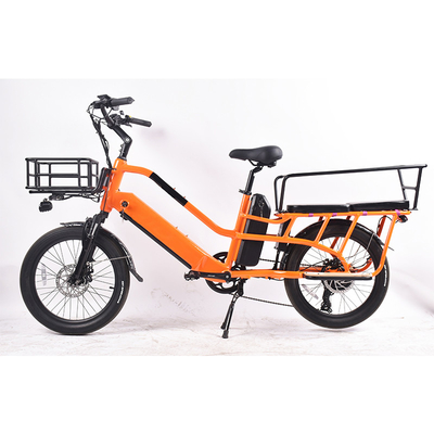 Bicicleta da carga E do saco do OEM para a entrega 750W do alimento do assinante