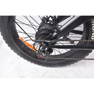 O Mountain bike elétrico Shimano 6 do pneu gordo do ODM 48V 500W alinha a carga Ebike dobrável