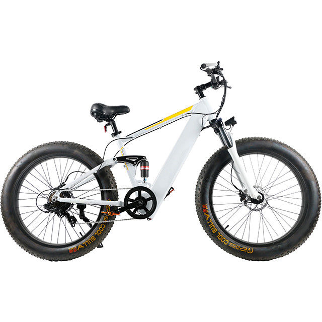 Mountain bike gordo elétrico do pneumático da corrente do KMC, bicicleta elétrica de Shimano